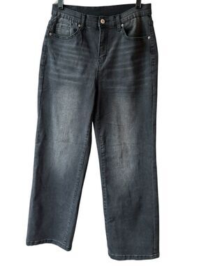 10 Sidefeel Women's Wide Leg Jeans High Waisted Tummy Control Stretchy Straight